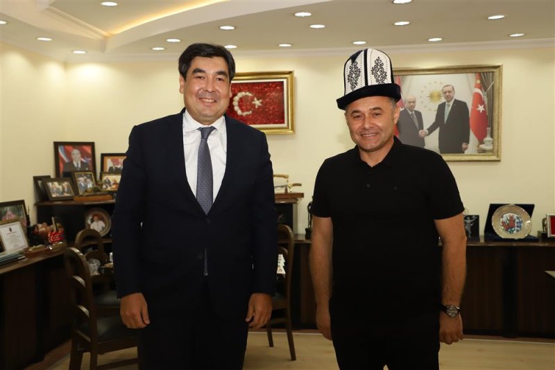 Başkonosolos koshonov’dan başkan yücel’e ziyaret