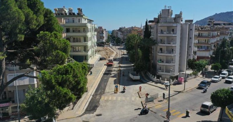 Hacet eşref kahvecioğlu caddesi çift yön olarak trafiğe açıldı