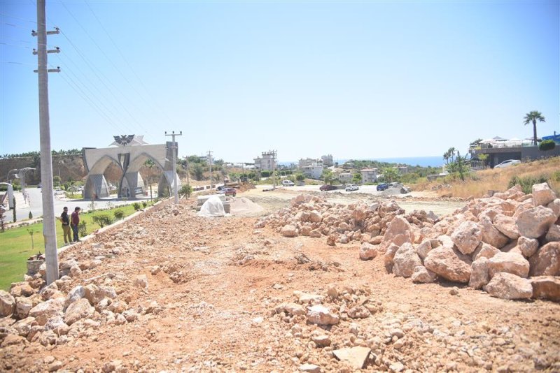 Kestel fakülte caddesi’nde yol ve altyapı çalışması