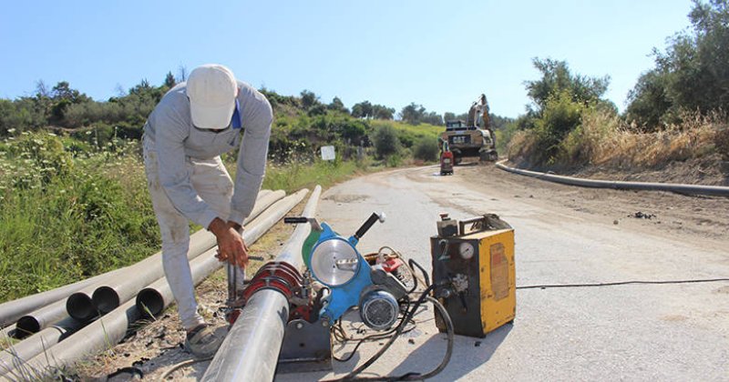 Manavgat’ta Sorunlu Isale Hattı Yenileniyor