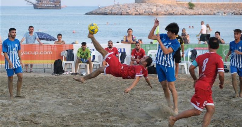 Türkiye bölgesel plaj futbolu ligi alanya etabı başladı