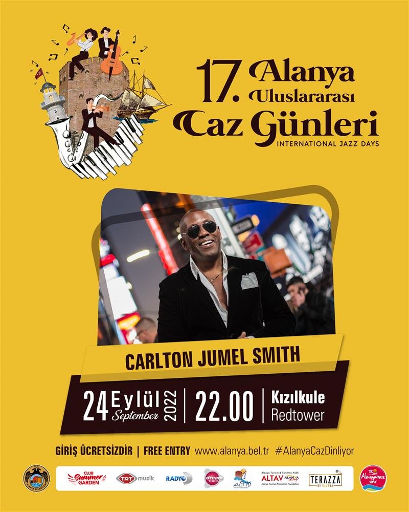 17. alanya uluslararası caz günleri 22 eylül’de tarihi kızılkule yanında başlıyor