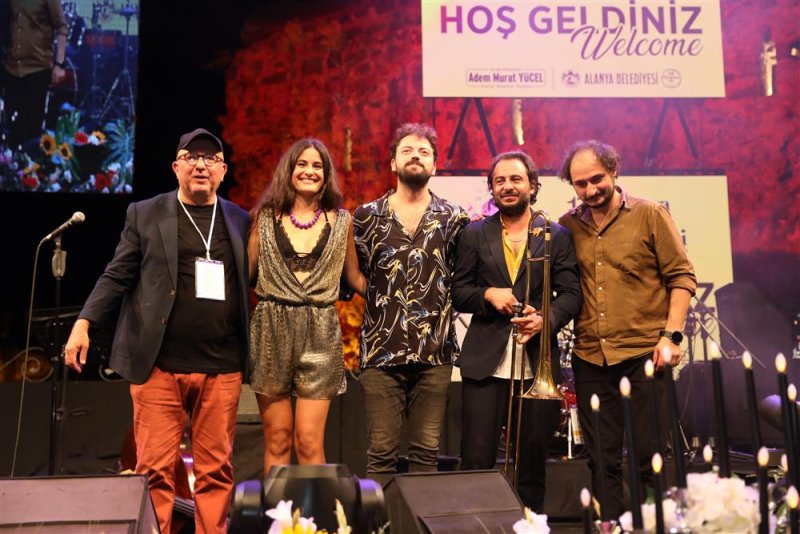 Alanya’da 4 gün caz müzik rüzgârı esti