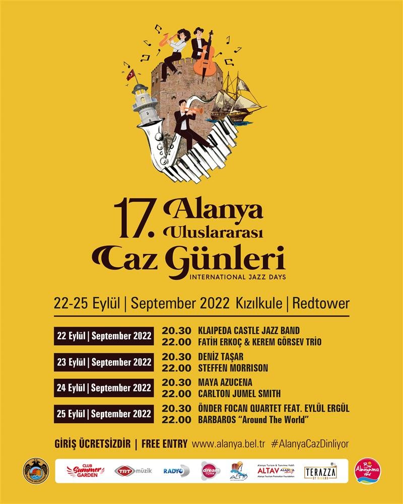 Başkan yücel’den 17. alanya uluslararası caz festivali’ne davet - başkan yücel; “4 gün sürecek bir müzik şöleni olacak”