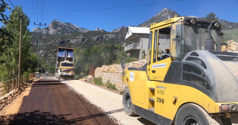 Büyükşehir Kırsalda Asfalt  Seferberliğini Sürdürüyor