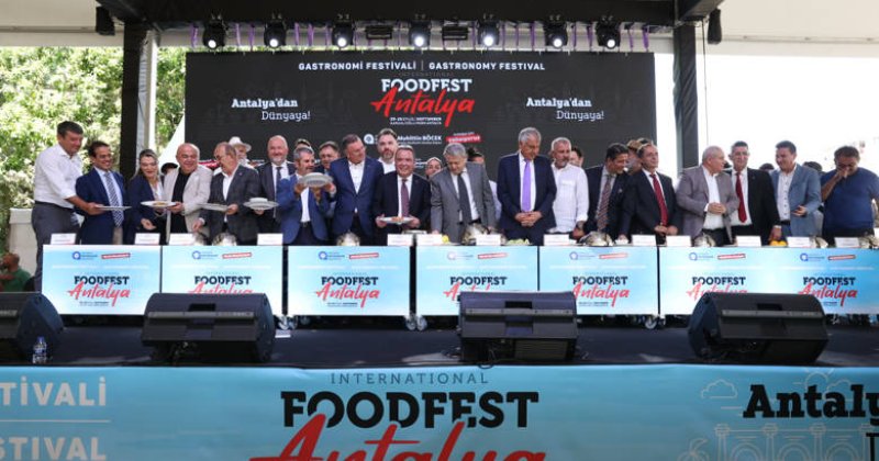 I. Food Fest Antalya Dünya  Gastronomisine Kapılarını Açtı