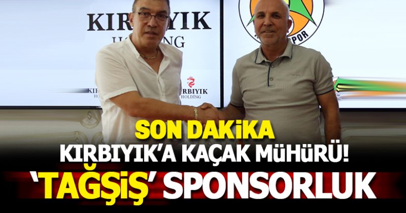 Son dakika: Kırbıyık Holding'e mühür: Antalyaspor'a 'Kaçak Sponsorluk' iddiaları