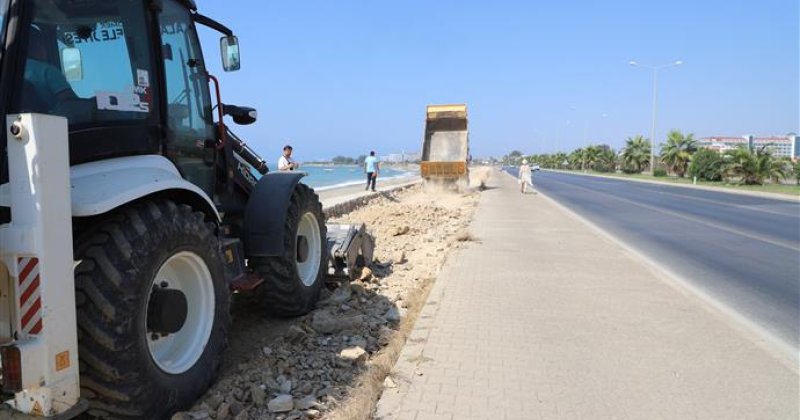 Türkler, payallar ve konaklı bisiklet yolu projesi’nde hafriyat çalışmaları başladı