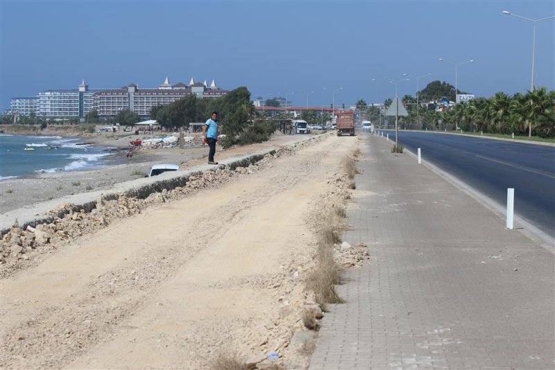 Türkler, payallar ve konaklı bisiklet yolu projesi’nde hafriyat çalışmaları başladı