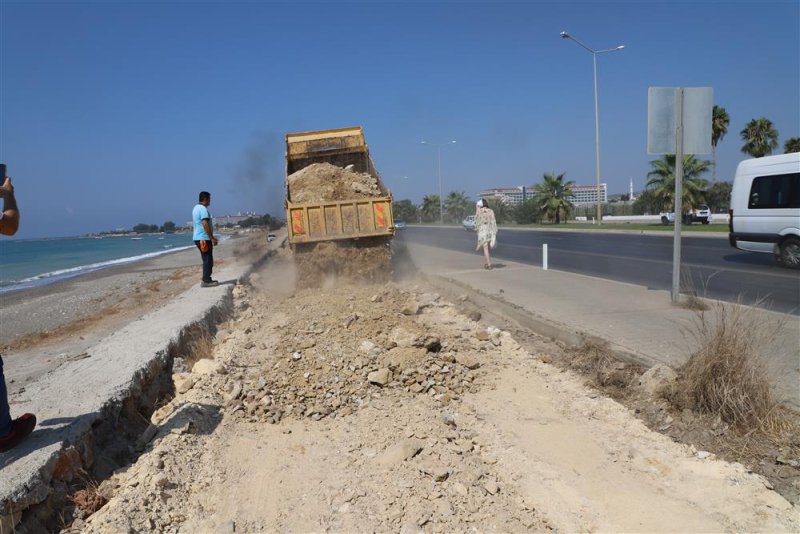 Türkler, payallar ve konaklı bisiklet yolu projesi’nde hafriyat çalışmaları başladı