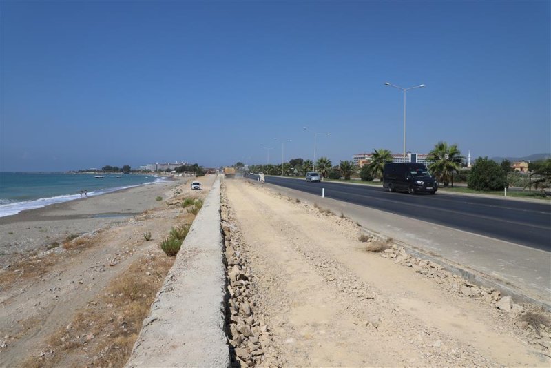 Türkler, payallar ve konaklı bisiklet yolu projesi’nde hafriyat çalışmaları başladı