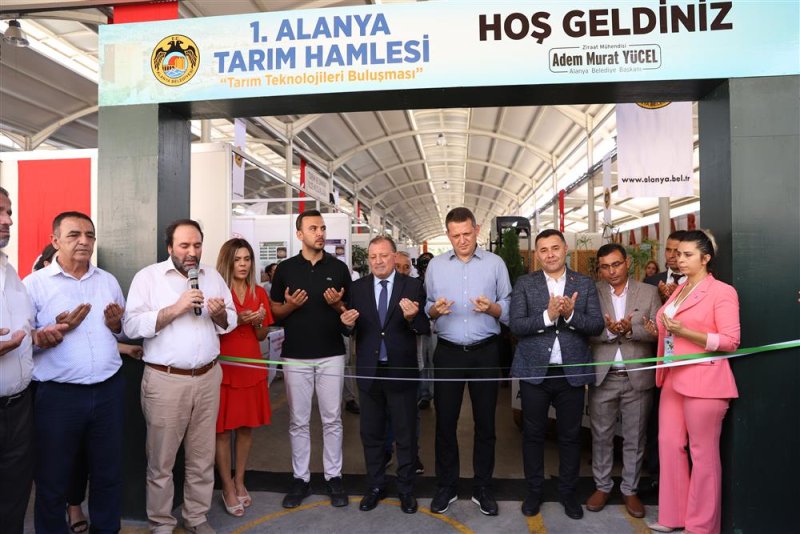 1. alanya tarım hamlesi fuarı açıldı