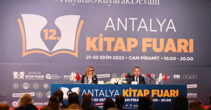 12. Antalya Kitap Fuarı Başlıyor