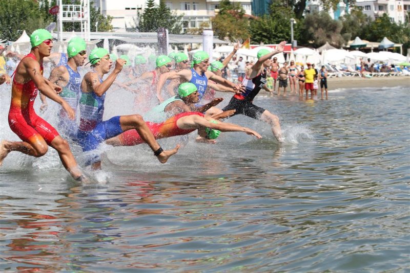 31. alanya trıatlonu heyecanı başladı