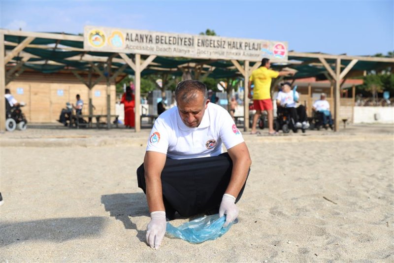 Alanya belediyesi engelsiz halk plajı’nda anlamlı etkinlik