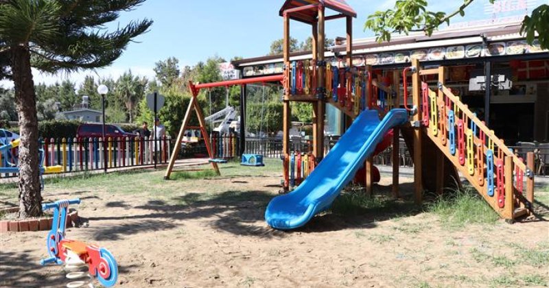 Alanya belediyesi’nden konaklı ve türkler mahallelerine 2 yeni çocuk parkı