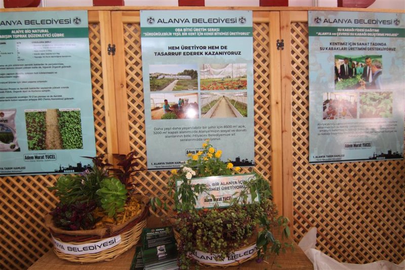 Alanya belediyesi’nin tescilli ürünleri 1.alanya tarım hamlesi’nde tanıtılıyor