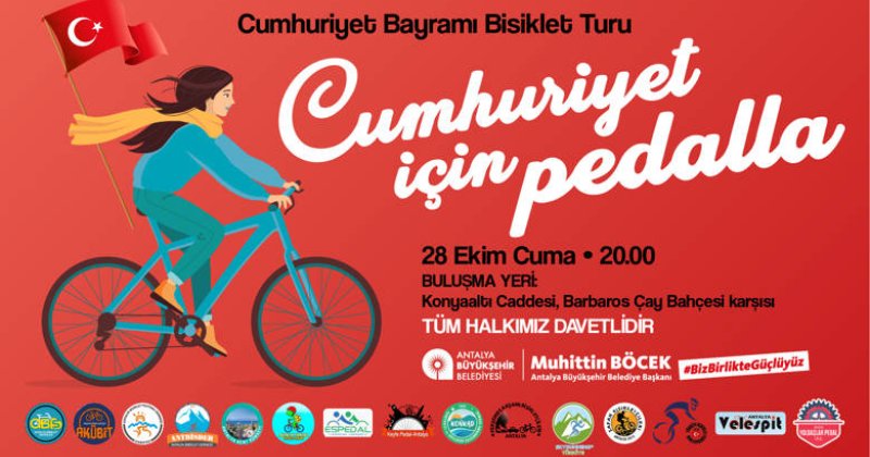 Büyükşehir Belediyesi Cumhuriyet  Bayramı Bisiklet Turu Düzenliyor