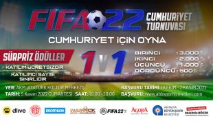 Büyükşehir ‘Fi̇fa 22 Cumhuriyet Turnuvası’ Düzenleyecek
