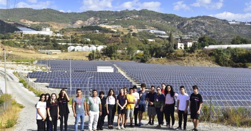 Çevre dostu liseli öğrenciler ges’e ziyaret gerçekleştirdi