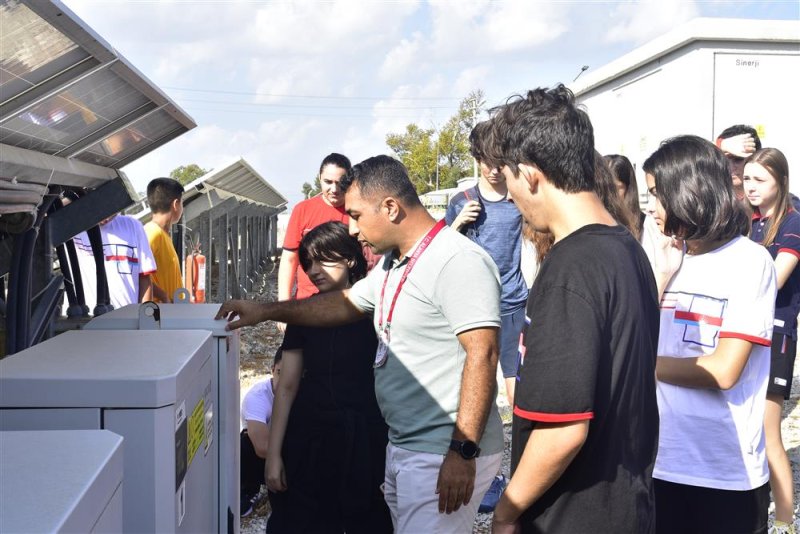 Çevre dostu liseli öğrenciler ges’e ziyaret gerçekleştirdi