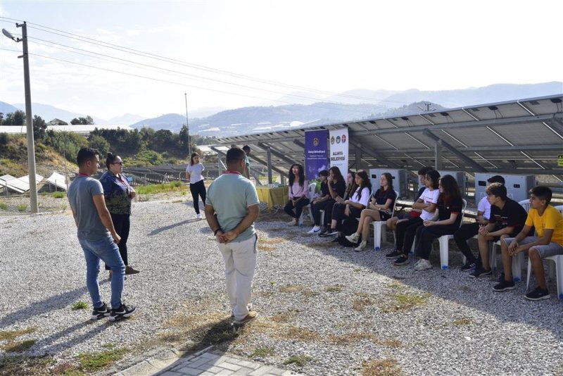 Çevre dostu liseli öğrenciler ges’e ziyaret gerçekleştirdi