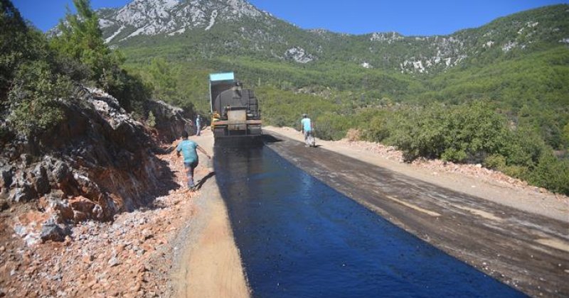 Şıhlar mahallesi’nde 5 km yol asfaltlandı