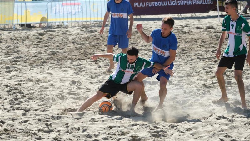 Türkiye plaj futbolu ligi süper finalleri başladı