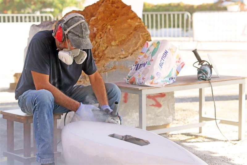 17. alanya uluslararası taş heykel sempozyumu başladı