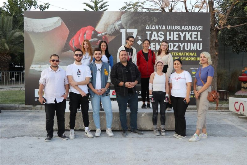 17. alanya uluslararası taş heykel sempozyumu’na yoğun ilgi