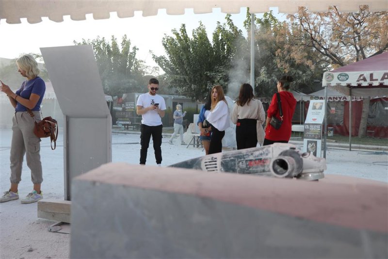17. alanya uluslararası taş heykel sempozyumu’na yoğun ilgi