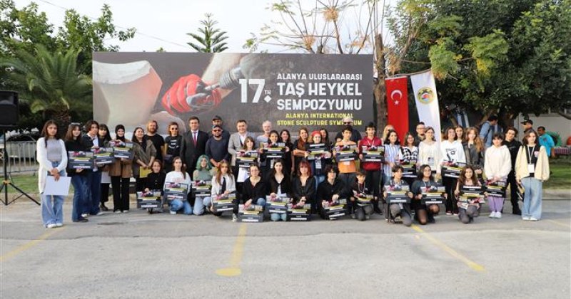 17. alanya uluslararası taş heykel sempozyumu sona erdi