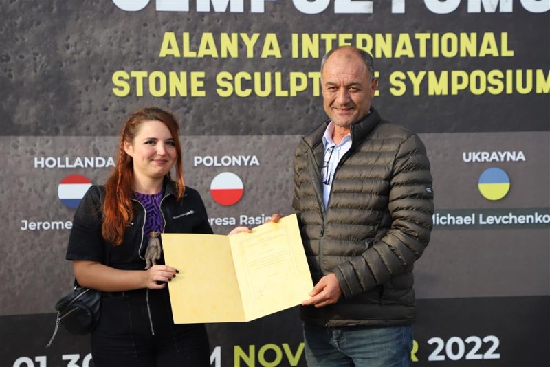 17. alanya uluslararası taş heykel sempozyumu sona erdi