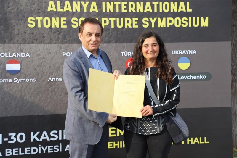 17. alanya uluslararası taş heykel sempozyumu sona erdi