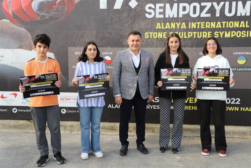 17. alanya uluslararası taş heykel sempozyumu sona erdi