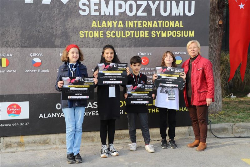 17. alanya uluslararası taş heykel sempozyumu sona erdi