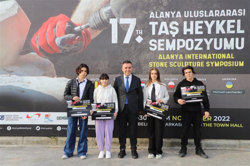 17. alanya uluslararası taş heykel sempozyumu sona erdi