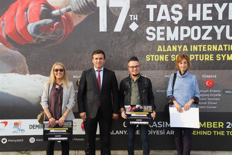 17. alanya uluslararası taş heykel sempozyumu sona erdi