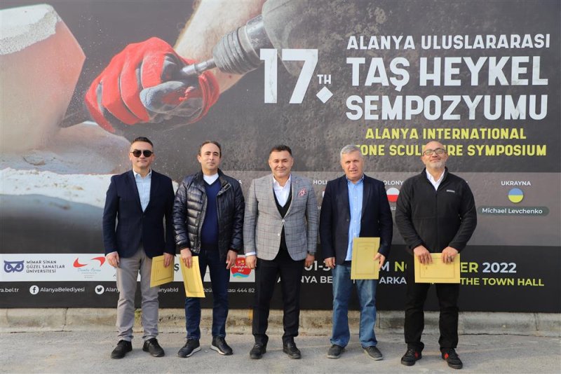17. alanya uluslararası taş heykel sempozyumu sona erdi