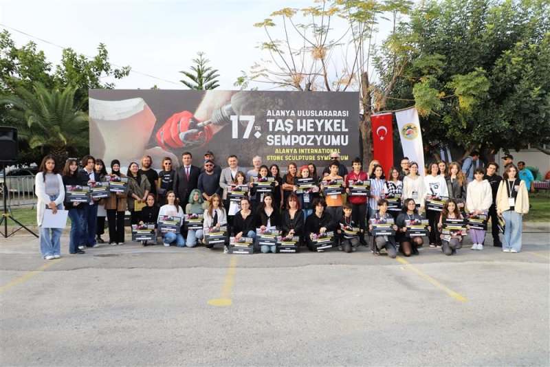 17. alanya uluslararası taş heykel sempozyumu sona erdi