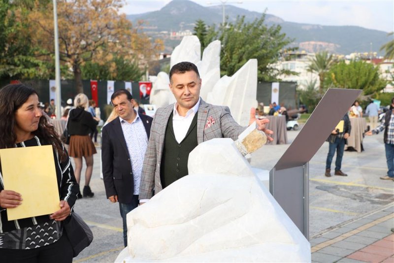 17. alanya uluslararası taş heykel sempozyumu sona erdi