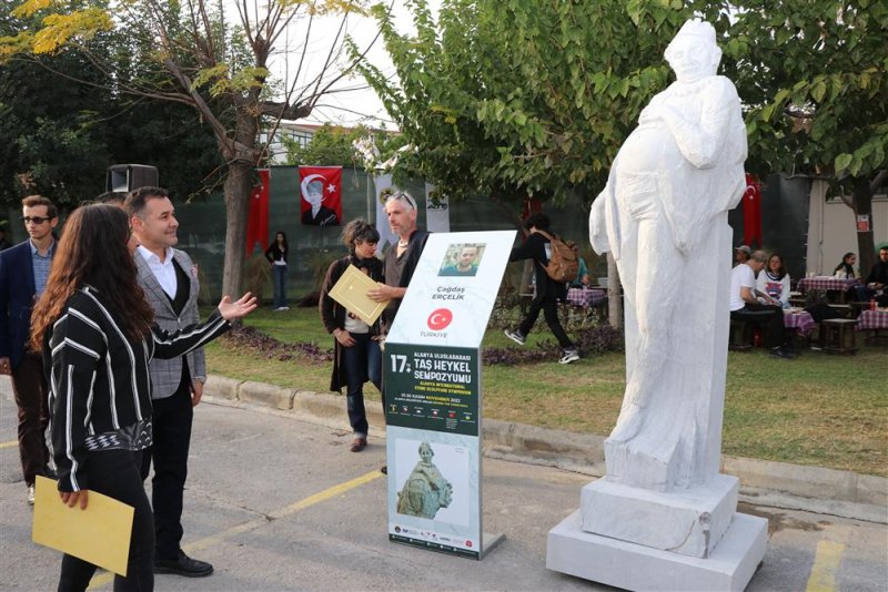 17. alanya uluslararası taş heykel sempozyumu sona erdi