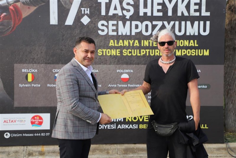 17. alanya uluslararası taş heykel sempozyumu sona erdi