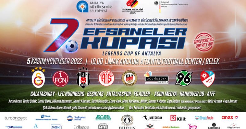 7. Efsaneler Kupası Antalya’da