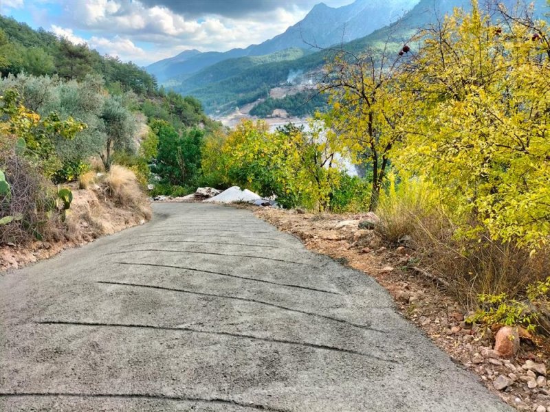 Akçatı mahallesi’nde engelli anne oğulun yol sevinci