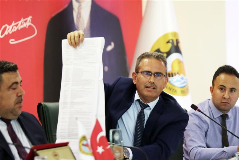 Alanya belediyesi kasım ayı meclis toplantısı gerçekleştirildi