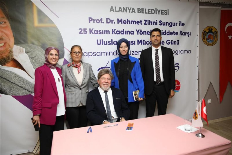 Alanya belediyesi’nden 25 kasım’a özel seminer ve sergi