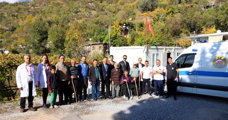 Alanya belediyesi’nin kırsalda sağlık hizmetleri devam ediyor