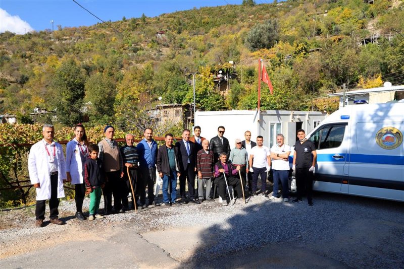 Alanya belediyesi’nin kırsalda sağlık hizmetleri devam ediyor