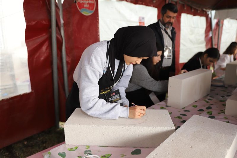 Türkler güzel sanatlar lisesi öğrencilerinden heykel sempozyumuna ziyaret